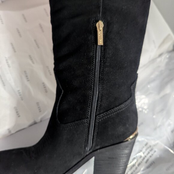GUESS Women's Sashan Knee High Boot - BRAND NEW - BLACK - Picture 5 of 7